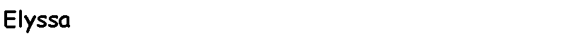 Text Box: Elyssa
